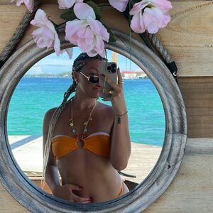 Yellow bikini